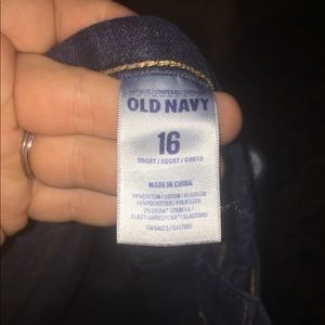 Old navy sweetheart boot cut jeans size 16 S